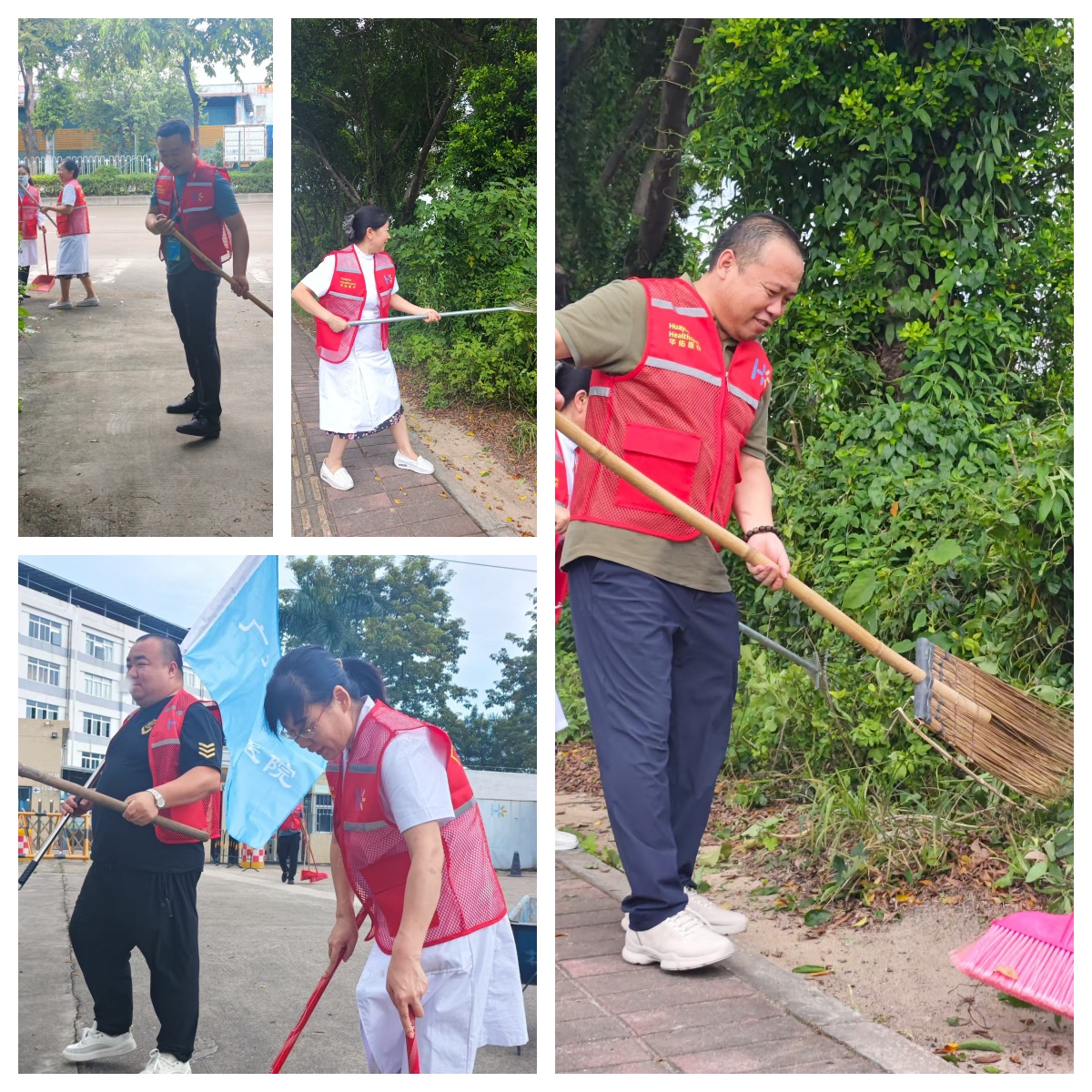 医院中层干部齐上阵 爱国卫生运动焕新颜——我院积极参与卫健系统统一行动日活动